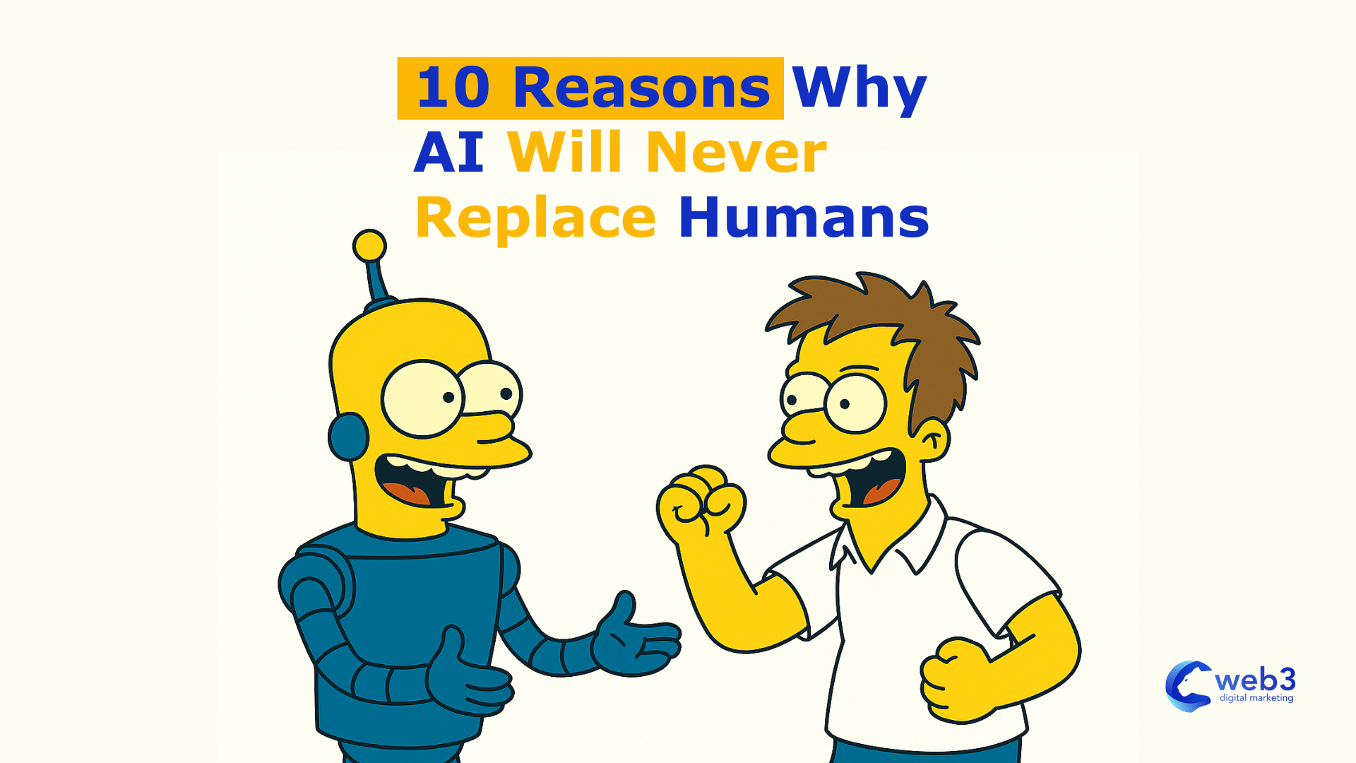 10 Reasons Why AI Will Never Replace Humans