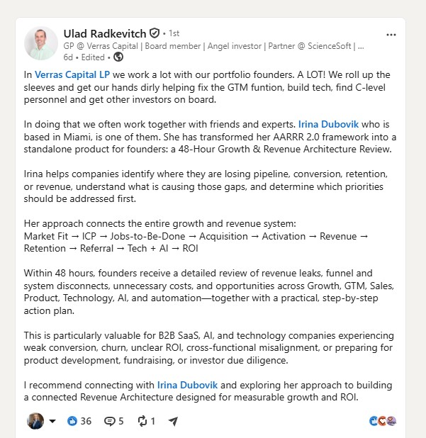 AARRR 2.0 for VC portfolio